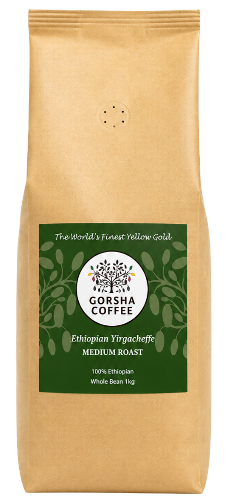 Ethiopian Yirgacheffe medium roast coffee